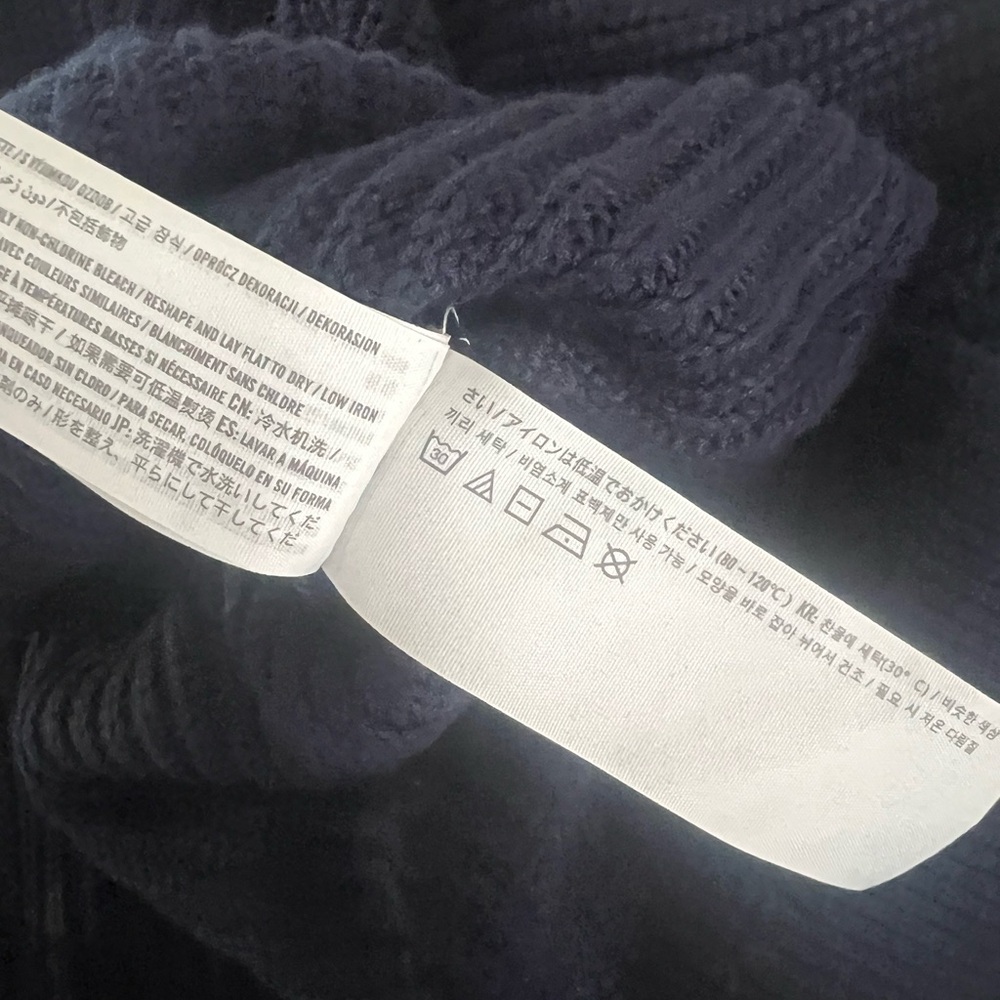 NWOT A&F Ribbed Polo Sweater - Picture 8 of 8